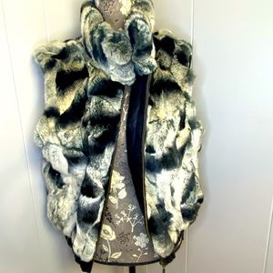 ECHT Vintage Rex Rabbit Fur Jacket Size 16